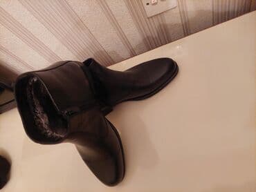 rezin botlar: Derimod, Ölçü: 43, rəng - Qara, Yeni — 4