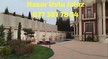 Hasar üstü jalüz – həyət və villa hasarlarının üzərinə quraşdırılan