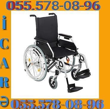 Mexaniki əlil arabası - Yüngül və dayanıqlı alüminium çərçivə -