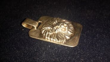 tək qaş: Kulon, Heyvanlar, Gümüş, Qaşsız, 18 g — 4