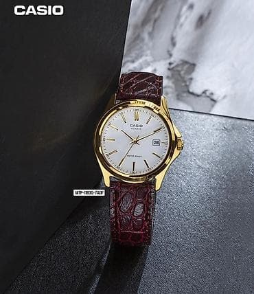 saatı: CASÍO MTP-1183Q-7ADF Orijinal. Mexanizm:kvars Şüşə:mineral Kəmər:dəri — 1