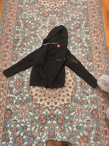 kisi godekce: Nike Tech Fleece kişi/kadın kapüşonlu jaket Razmer-M - Rəng: qara - — 3