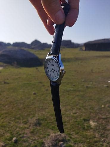 ağ sarocka: Qol saatı, rəng - Qara — 3