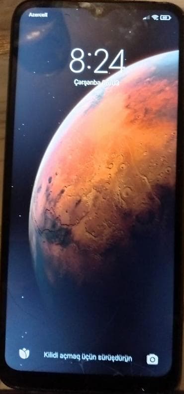 telfon sade: Redmi 9A, 32 GB, rəng - Qara, İki sim kartlı — 1