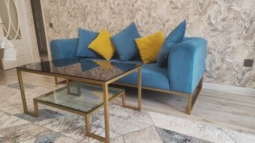 журнальный столик в гостиную: Классический диван, Для гостиной, Нераскладной — 1