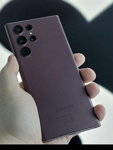 samsung galaxy 22 ultra: Samsung Galaxy S22 Ultra, 128 GB, rəng - Bənövşəyi, Simsiz şarj — 1