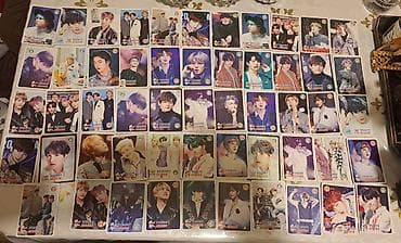 BTS kolleksiya kartları dəsti - Mövzu: K-pop qrupu BTS-in üzvləri — 1