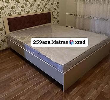 masinli kravat: İkinəfərlik, Bazasız, Ödənişli matras, Siyirməsiz, MDF — 5