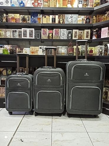 camadan: Paul Lobo yumşaq parça səyahət çamadan dəsti - 3 ölçü: kiçik, orta və — 1