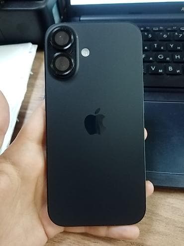 iphone 11 pro qiymet: IPhone 16, 128 GB, Qara, Face ID, Barmaq izi — 3