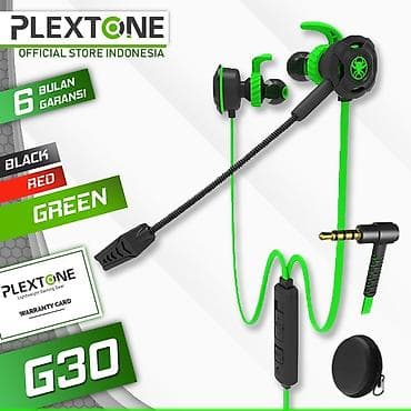 13 mini iphone: Plextone G30 GOW oyun qulaqlığı - Rənglər: Black, Red, Green - 3.5 mm — 1