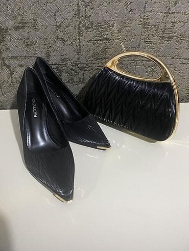 Костюмы: Qadınlar üçün dəst: klassik stilettolar və dəbli clutch çanta - Rəng — 1