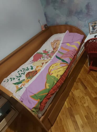 Oğlan və qız üçün, Çarpayı, Bazalı, Matras ilə, Siyirməli