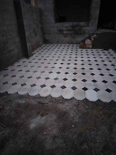 tamet daşlar: Tamet (bardür və səki daşı) döşəmə xidməti - Həyətyanı sahə, qaraj — 10