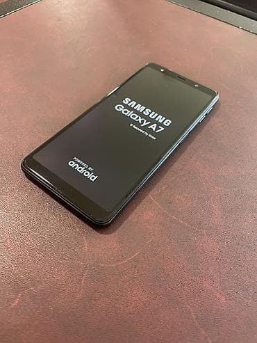 samsung a70 orjinal ekran: Samsung Galaxy A7 2018, 64 GB, rəng - Qara, İki sim kartlı — 1