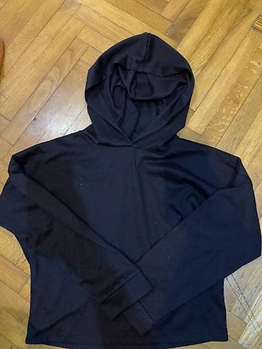 Праздничные костюмы: Qara uzunqollu üst geyimləri seti - Qara sweatshirt: Ön hissədə — 3