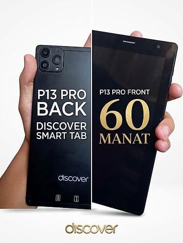 Discover P13 Pro Smart Tab - Ekran: Ön paneldə geniş ekran, üst lalafo.az -da Discover P13 Pro Smart Tab - Ekran: Ön paneldə geniş ekran, üst