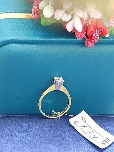 qızıl üzüklər qiymətləri 2022: Alyans, Üzük, Sarı qızıl, 585 Əyar, Qaşsız — 10