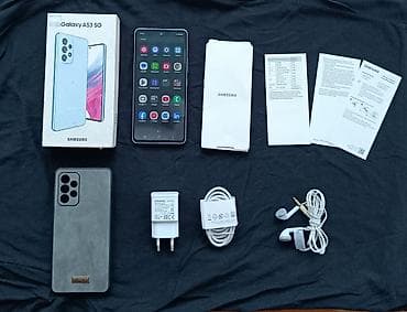 samsung a 5 2015: Samsung Galaxy A53 5G, 256 GB, rəng - Göy, Sensor, Barmaq izi, İki sim kartlı — 1