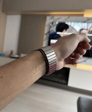 Смарт браслеты: Ремешки, Apple, Металл, цвет - Серебристый — 2