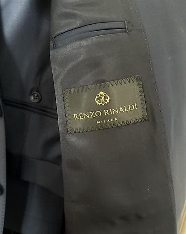 Renzo Rinaldi Milano kişilər üçün klassik kostyum dəsti - Rəng: dərin — 2