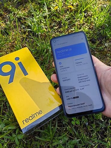 tap.az quba telefon: Realme 9i, 128 GB, rəng - Göy — 4