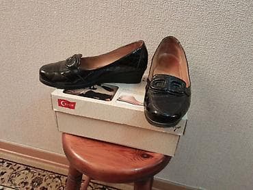 Tuflilər, Ölçü: 39, rəng - Qara, İşlənmiş