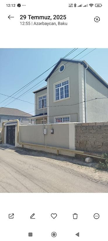 ev: İki mərtəbəli fərdi yaşayış evi – Bakı, Azərbaycan - Ümumi görünüş — 2