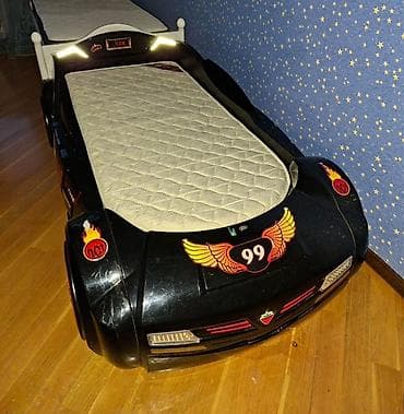 qara ketler: Usaq carpayisi 300azn Elmler 2960 leli Uşaq üçün maşın formalı — 1