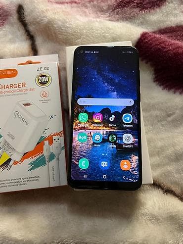 Samsung Galaxy A11, rəng - Qara, Barmaq izi