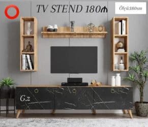 pul seyfi: *Yeni✨Tv Stend 180Azn* ✔️İstehsal Rusiya Laminat 18/lik qalınlıqda — 3