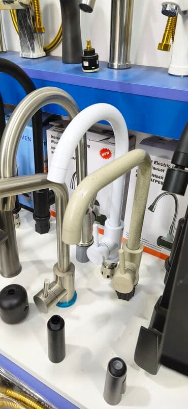 Mətbəx/lavabo üçün su qarışdırıcı kranlar – müxtəlif model və