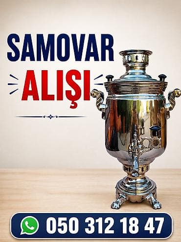 Samovar odun üçün Alırıq 5-7 Lt