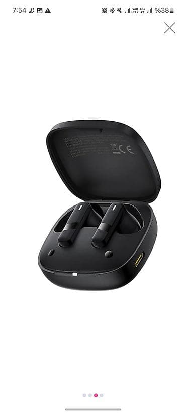 samsung buds 3 pro: Simsiz (Bluetooth) Qulaqcıqlar, Baseus, rəng - Qara — 2