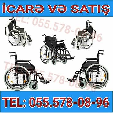 Müxtəlif model əlil arabalarının icarəsi və satışı. - Manual (əl ilə