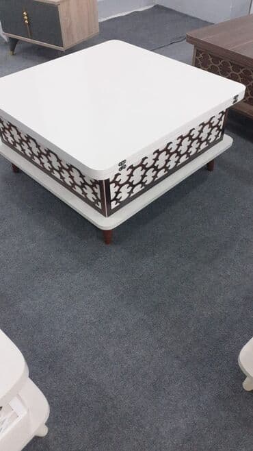 Sifarişlə ev mebeli: Kvadrat masa, Açılan, Təkərsiz, Laminat — 5