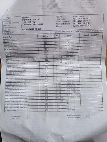 baytar həkim: Xidmət: Tibbi analizlər və patoloji nəticələrin tərcüməsi — 5