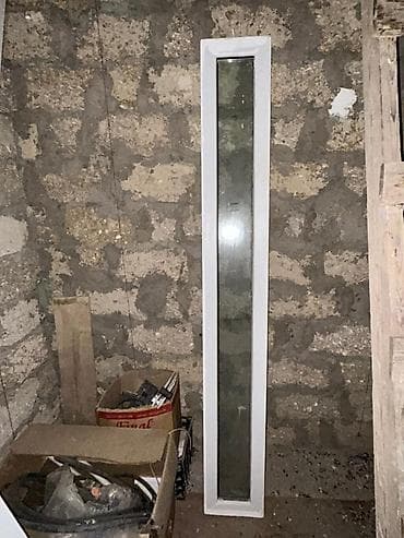 plastik fortucka: PVC pəncərə və qapı dəsti - Ağ rəngli PVC profildən hazırlanmış bir — 4