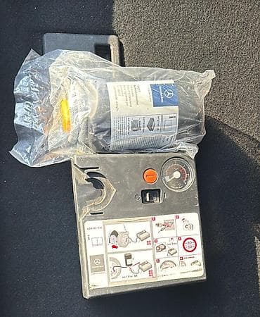 balaca maşın: Mercedes-Benz orijinal təkər təmir dəsti və kompressor - Brend — 1