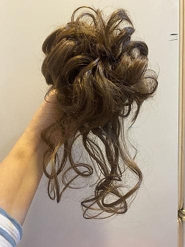 Eynəklər: Qıvrım saç toppuzu – elastik rezinli saç aksesuarı - Rəng — 2