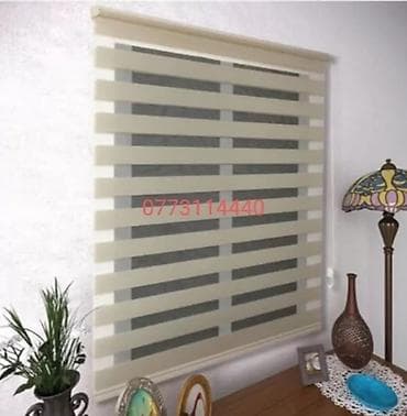 Хозтовары: Zebra jalüz pərdə - İki qatlı zebra sistemi: şəffaf və qapalı — 5