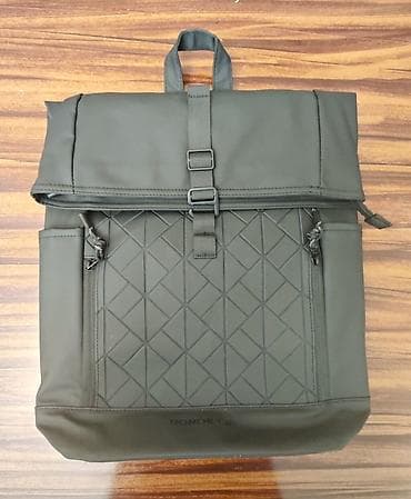 HONOR Gift şəhər tipli bel çantası - Rəng: qara - Roll-top dizayn — 1