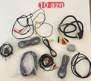 Video və audio kabelləri dəsti Məzmun: - RCA kompozit kabel dəstləri