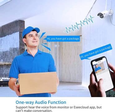 uşaq izleme kamerasi: 【DC12V Power Plug-in & Easy Setup】Wireless means camera and NVR is — 4