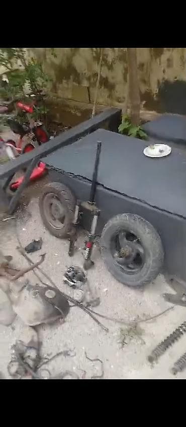 Skuter üçün ehtiyat hissələri paketi - Ön və arxa təkər diskləri və — 2