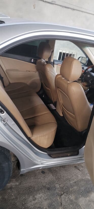 Mərmər effektli PVC panellər: Hyundai Sonata (NF) sedan - Kuzov: gümüş rəng, 4 qapı, xrom ön — 10