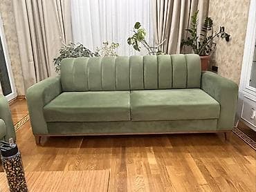 klassik divanlar: Divan, İşlənmiş, Açılmayan, Bazasız, Vеlur parça — 1