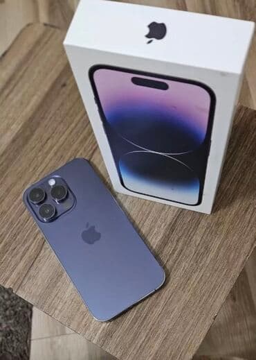 i̇phone 14 qiymeti: IPhone 14 Pro, Deep Purple, Face ID — 1