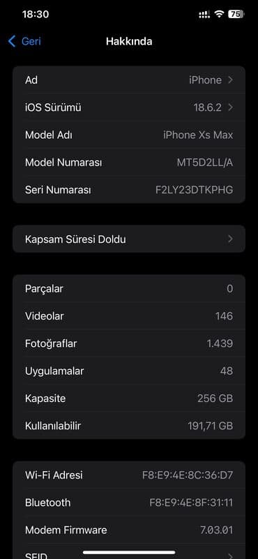 iphone xs ağ: IPhone Xs Max, 128 ГБ, White Titanium, Face ID — 2
