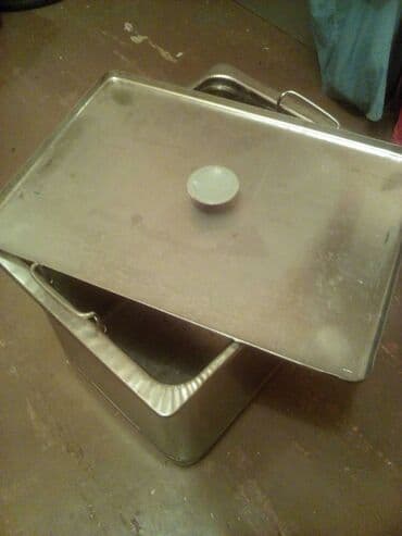 емкость для воды из нержавейки: Qazan, Paslanmayan polad, 5-dən çox l — 1